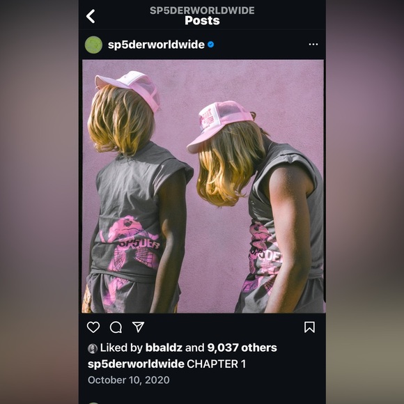 SP5DER WORLDWIDE X YOUNG THUG TRUCKER HAT - Picture 3 of 3